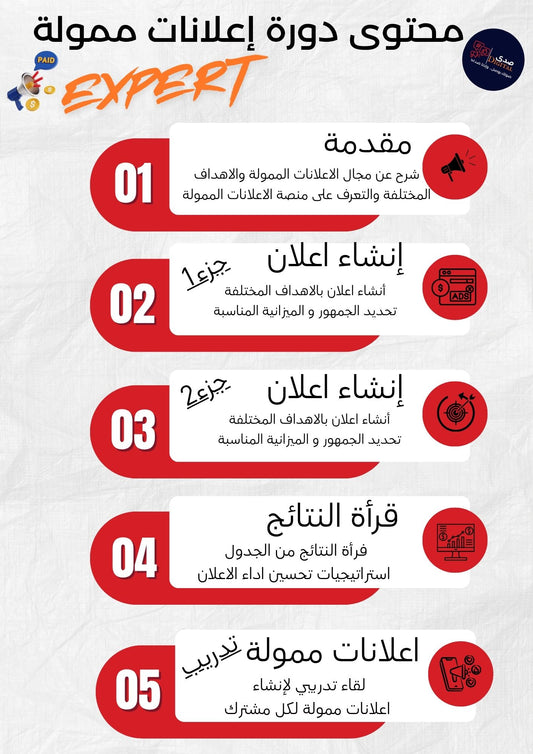 دورة اعلانات ممولة EXPERT
